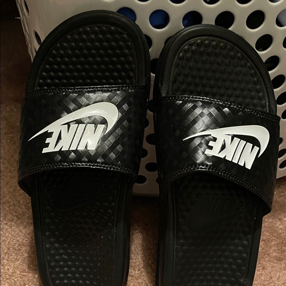 Nike Black Slide Sandals